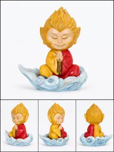 合掌猴王坐云