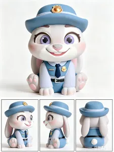 警帽兔警官