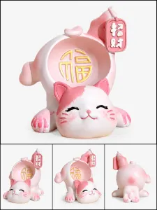 招财猫福字摆件
