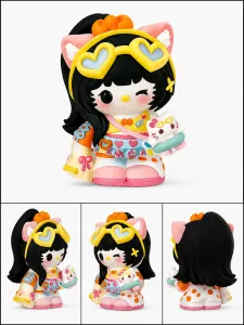 凯蒂猫女孩抱玩偶