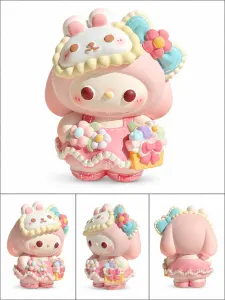 兔耳花朵兔装女孩