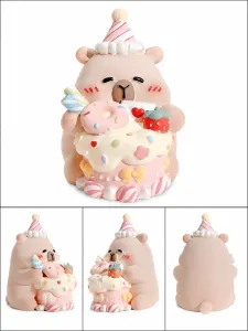 小熊抱蛋糕