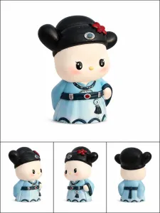 圆脸官帽娃娃
