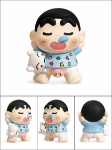 蜡笔小新抱小白
